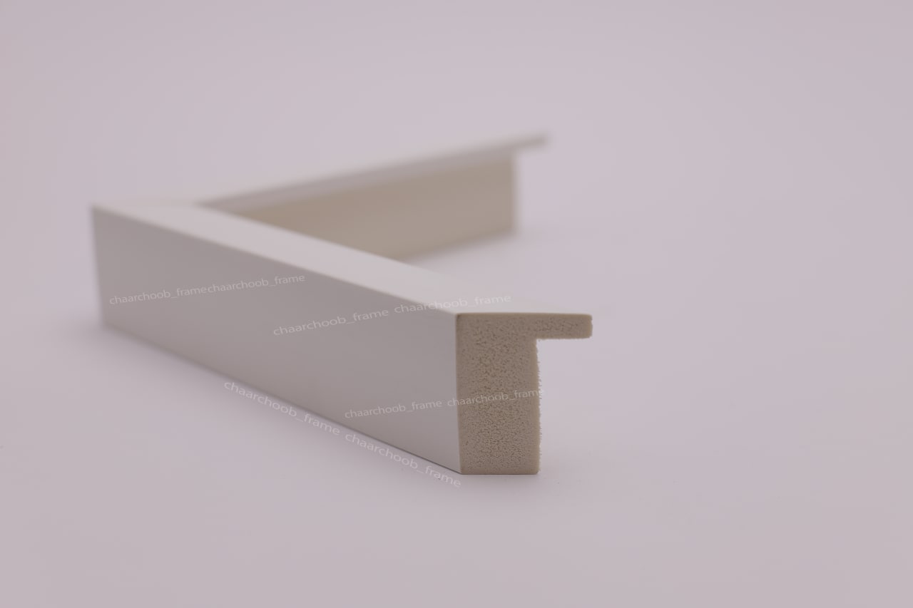 قابسازی چارچوب - قاب پی وی سی PVC کد 325 سفید
