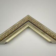 قاب پی وی سی کد ۴۲۱ گل دار نقره ای دودی