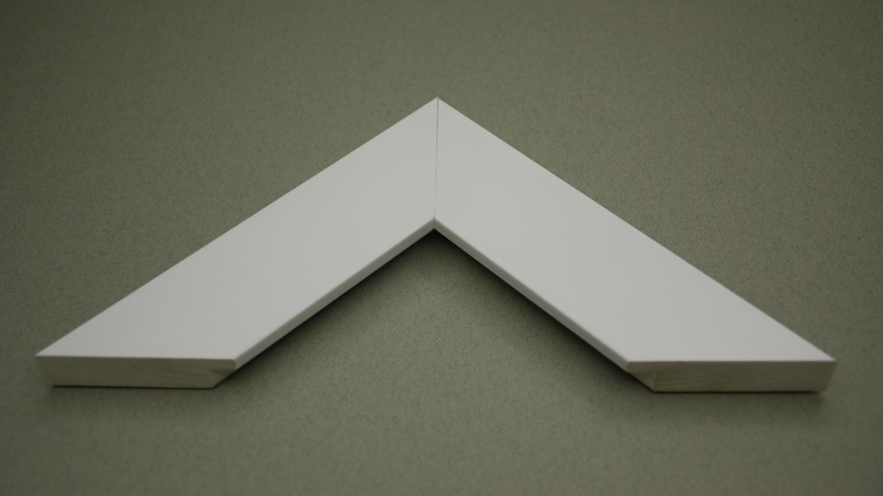 قابسازی چارچوب - قاب پی وی سی PVC کد 507 تخت سفید