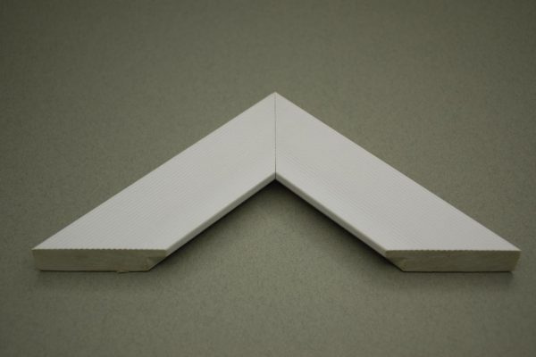 قابسازی چارچوب - قاب پی وی سی PVC کد 507K تخت کبریتی سفید