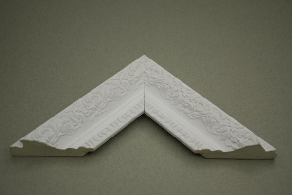 قابسازی چارچوب - قاب پی وی سی PVC کد 622 گل دار سفید