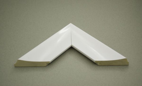 قابسازی چارچوب - قاب پی وی سی PVC کد 807 شیب دار سفید