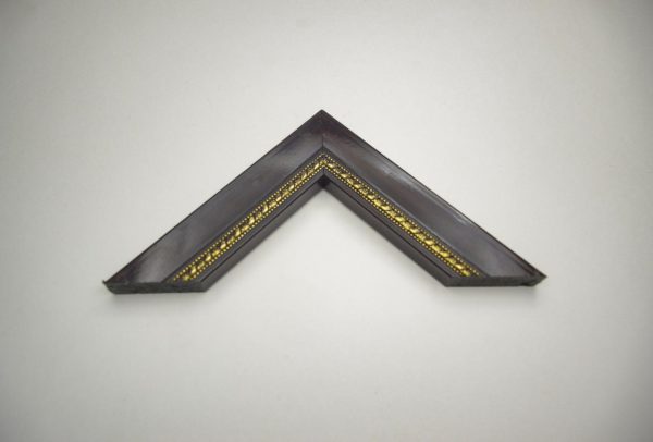 قابسازی چارچوب - قاب پی وی سی PVC کد کارتون فرشی تخت لبه گل دار قهوه ای
